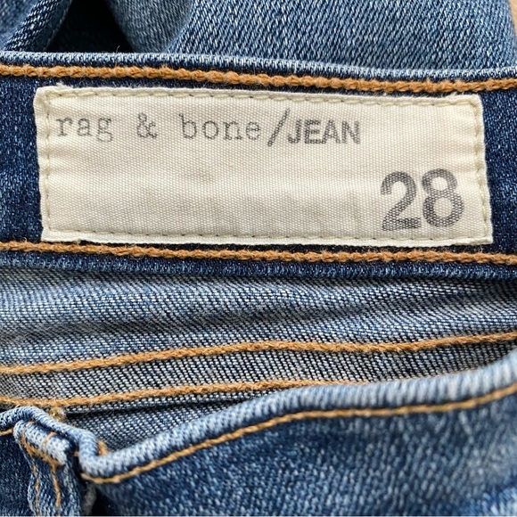 Rag & Bone Dash Distressed Denim Jeans Size 28 - Picture 5 of 16